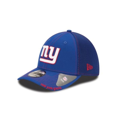 Black New York Giants Hat - New Era NFL Neo 39THIRTY Stretch Fit Caps USA0297463